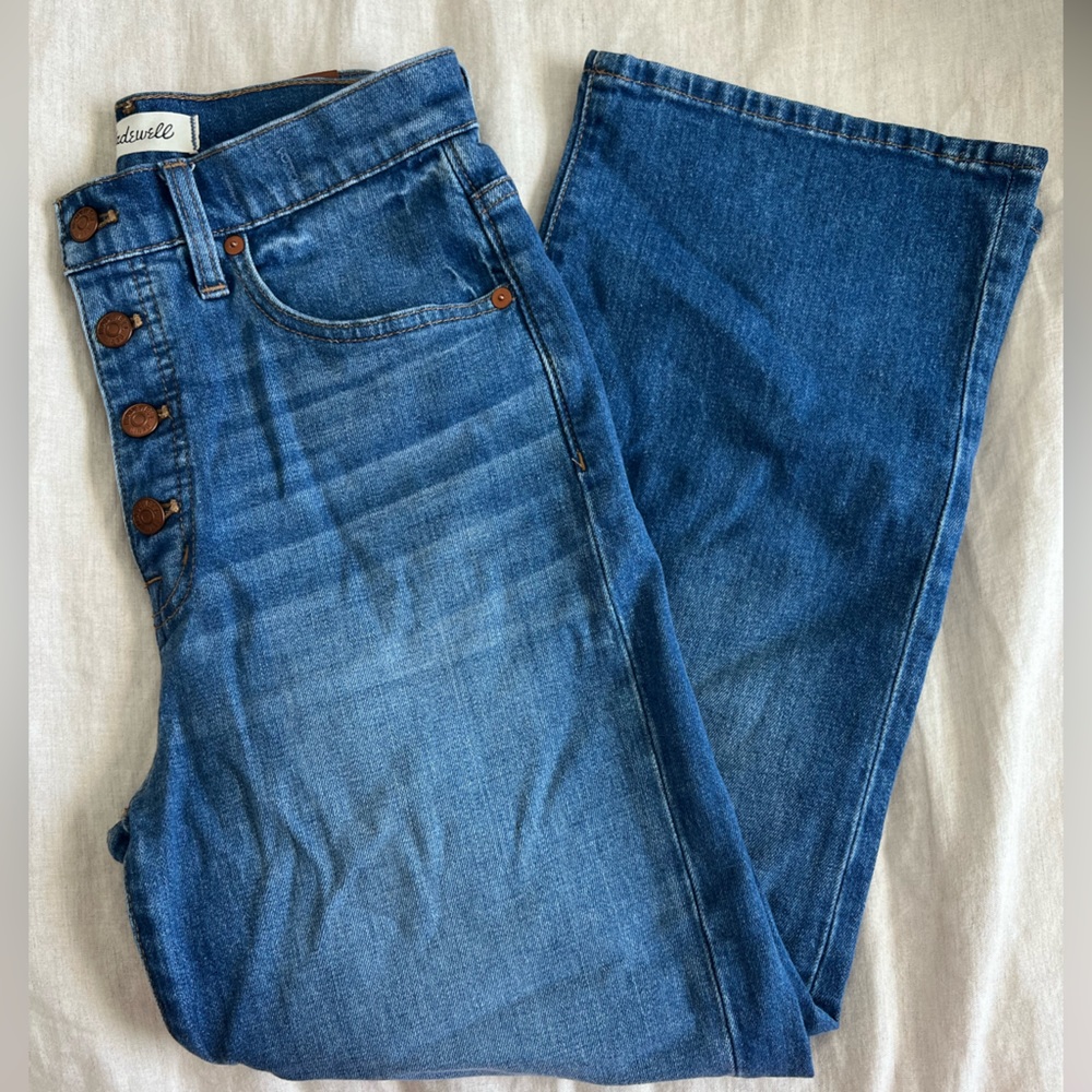 Madewell Slim Wide-leg Crop Jean